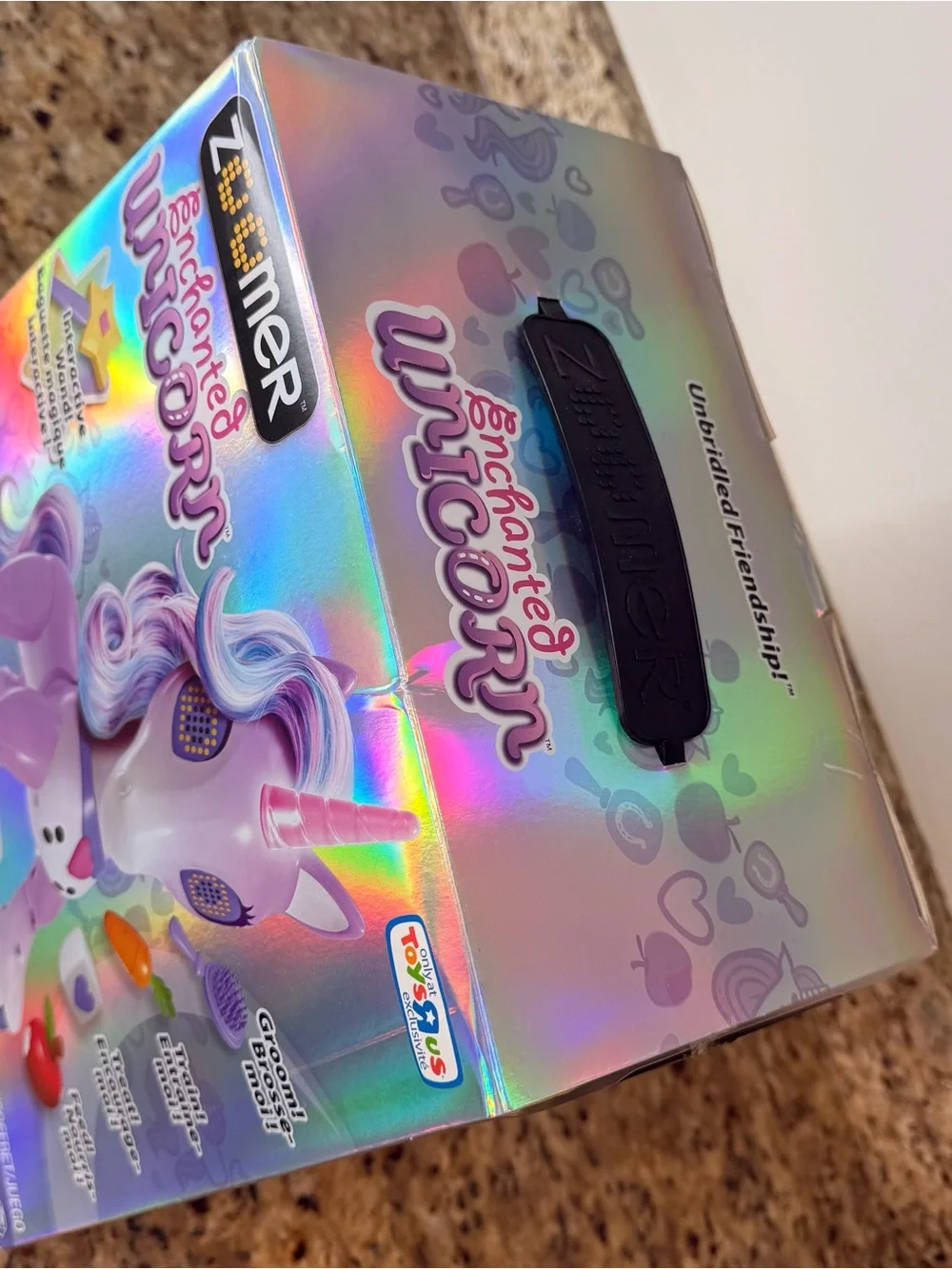 Zoomer Interactive Enchanted Unicorn Toy ToysRUs Exclusive Discontinued NIB New